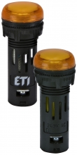 Лампа сигнал. LED матовая ECLI-16-240A-A 240V AC (?16мм, оранжевая) арт. 004771609