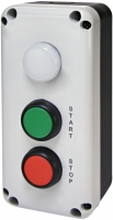 Кнопочный пост 3-модул. ESB3-V8 (Standart, "START/STOP" с ламп. LED240V AC, красная/зеленая/белая) арт. 004771628