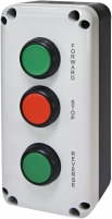 Кнопочный пост 3-модул. ESB3-V6 (Standart, "FORWARD/STOP/REVERSE", зелен./красн./зелен.) арт. 004771629