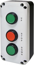 Кнопочный пост 3-модул. ESB3-V7 (Standart, "UP/STOP/DOWN", зелен./красн./зелен.) арт. 004771630