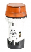 Лампа сигнальная матовая TL07U1 24V AC/DC (оранжевая) арт.004770231
