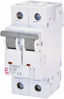 Автоматический выключатель ETIMAT 6 2p В 40А (6 kA) арт.2113520