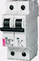 Автоматический выключатель ETIMAT 10 1p+N В 16А (10 kA) арт.2122716