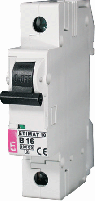 Автоматический выключатель ETIMAT 10 1p C 1,6А (10 kA) арт.2131707