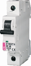 Автоматический выключатель ETIMAT 10 1p C 10А (10 kA) арт.2131714