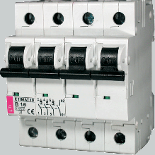 Автоматический выключатель ETIMAT 10 3p+N C 20А (10 kA) арт.2136717