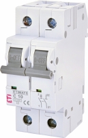 Автоматический выключатель ETIMAT 6 1p+N С 10А (6 kA) арт.2142514