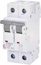 Автоматический выключатель ETIMAT 6 2p С 25А (6 kA) арт.2143518