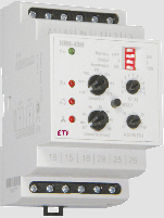 Реле контроля напряжения HRN-43N 230V (3F, 2x16A_AC1) с нейтралью арт. 2471404