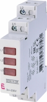 Трехфазный индикатор наличия напряжения SON H-3R (3x красный LED) арт.2471552