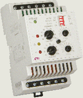 Двухуровневое реле контроля тока PRI-41 230V (3 диапазона) (2x16A_AC1) арт. 2471601