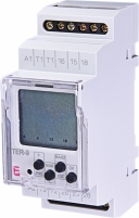 Многофункциональный цифровой термостат+цифровой таймер TER-9 24V AC/DC (2x16A_AC1) арт. 2471803